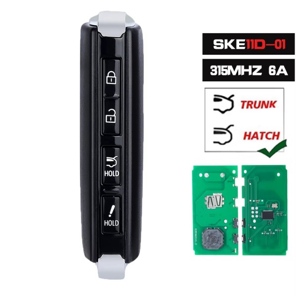 2020-2024 Mazda CX-30 CX-50 / 4-Button Smart Key / PN: DGY2-67-5DY / WAZSKE11D01 (Aftermarket)
